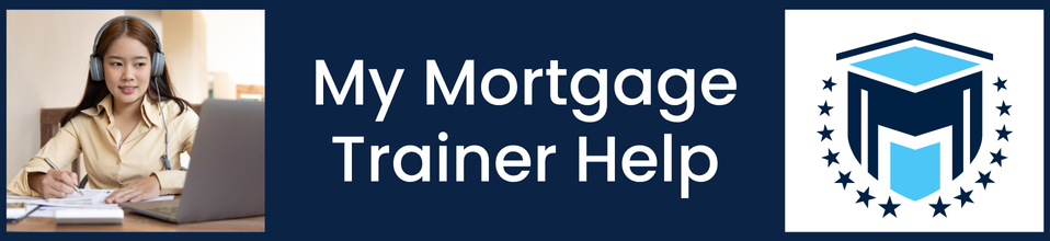 My Mortgage Trainer Help Page