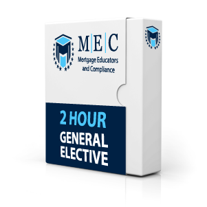 Online Instructor Led - 2 Hour General Elective NMLS Pre-License Course #11740