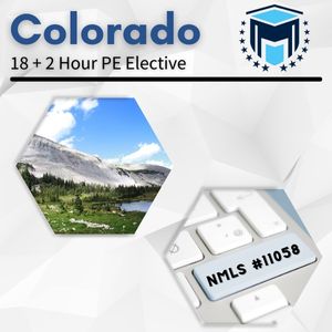 NMLS 18+2 Hour Colorado SAFE Comprehensive Online Pre-Recorded New License Course + Test Prep