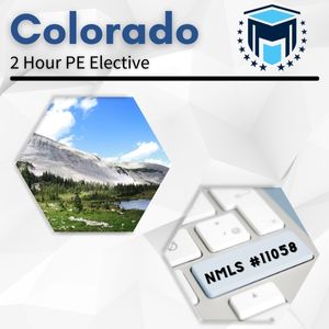 Online Self Study - 2 Hour Colorado NMLS Pre-License Course #11058
