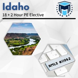 NMLS 18+2 (20 total) Idaho SAFE Comprehensive Online Pre-Recorded New License Course + Test Prep