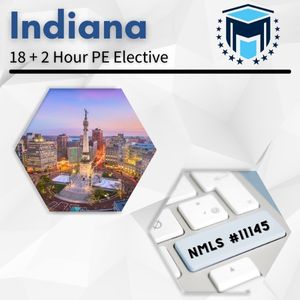 NMLS 18+2 Hour Indiana-SOS SAFE Comprehensive Online Pre-Recorded New License Course + Test Prep