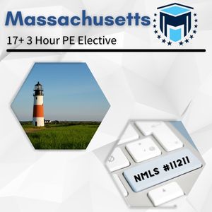 NMLS 17+3 Hour (20 total) Massachusetts SAFE Comprehensive Online Pre-Recorded New License Course + Test Prep