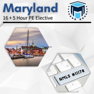 NMLS 16+5 (21 total) Maryland SAFE Comprehensive Online Pre-Recorded New License Course + Test Prep