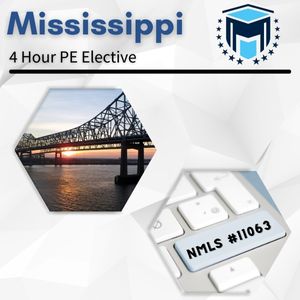 Online Self-Study - 4 Hour Mississippi NMLS Pre-License Course #11063