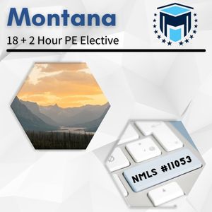 NMLS 18+2 (20 total) Montana SAFE Comprehensive Online Pre-Recorded New License Course + Test Prep