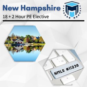 NMLS 18+2 Hour (20 total) New Hampshire SAFE Comprehensive Online Pre-Recorded New License Course + Test Prep