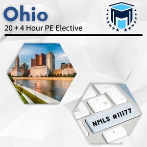 NMLS 20+4 Hour Ohio SAFE Comprehensive Online Pre-Recorded New License Course + Test Prep