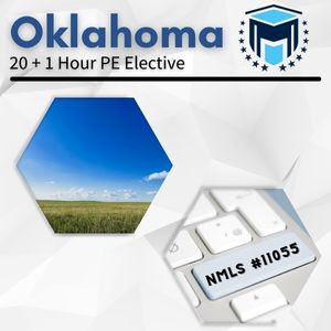 NMLS 20+1 Hour Oklahoma SAFE Comprehensive Online Pre-Recorded New License Course + Test Prep