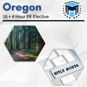 NMLS 16+4 (20 Total) Oregon SAFE Comprehensive Online Pre-Recorded New License Course + Test Prep