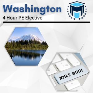 Online Self-Study - 4 Hour Washington NMLS Pre-License Course #11111